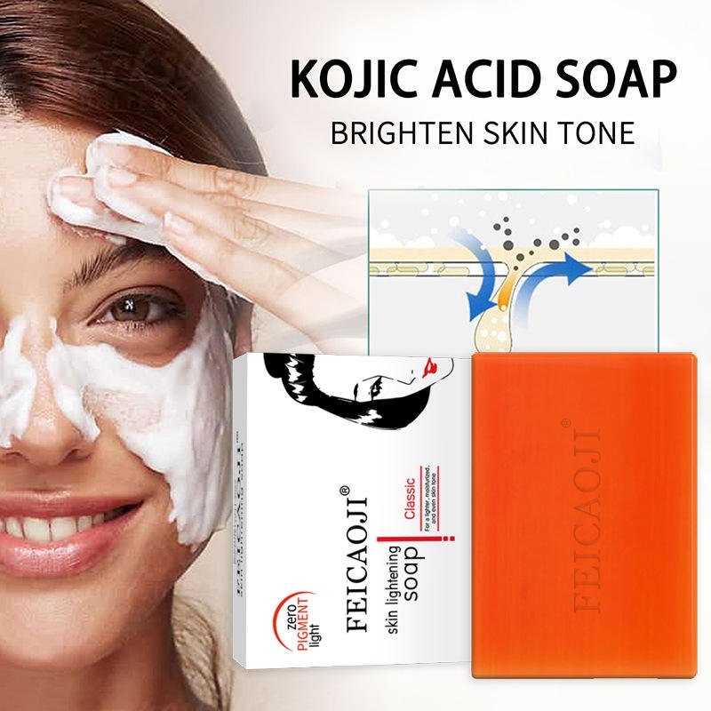 FEICAOJI Facial cleanser anti-mite beauty hydration pure manual Soap kojic acid soap bath soap